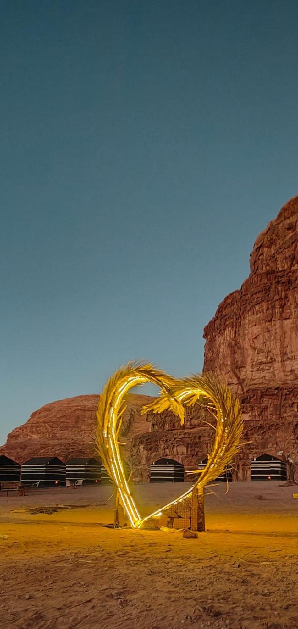 Wadi Rum Desert Heart Camp Exteriör bild